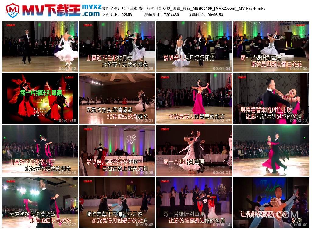 乌兰图雅-寄一片绿叶到草原_国语_流行_MEB00159